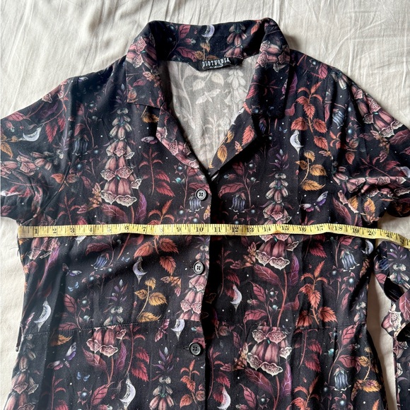Disturbia Foxglove Midi Shirt-Dress US Size 8 - Picture 5 of 7